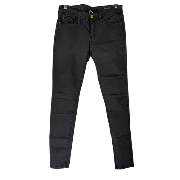 MNG Mango New Paty Skinny Gray To Ankle Casual Denim Jeans Pants Size 8 - Picture 2 of 10